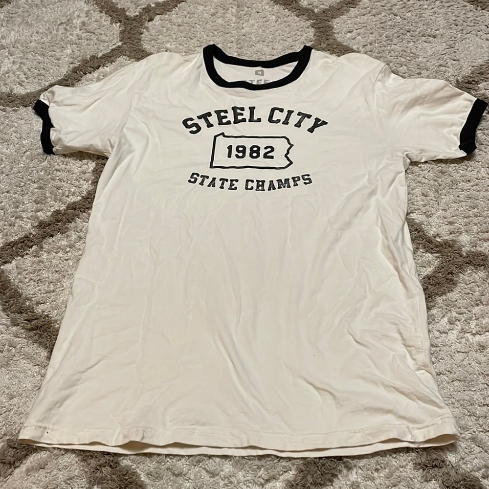 Designed and printed in Pittsburgh, Pa steel city shirt